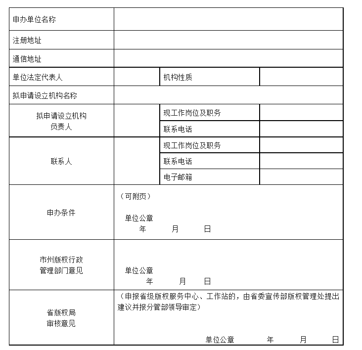 省版权局征求版权工作站管理办法(草案)意见